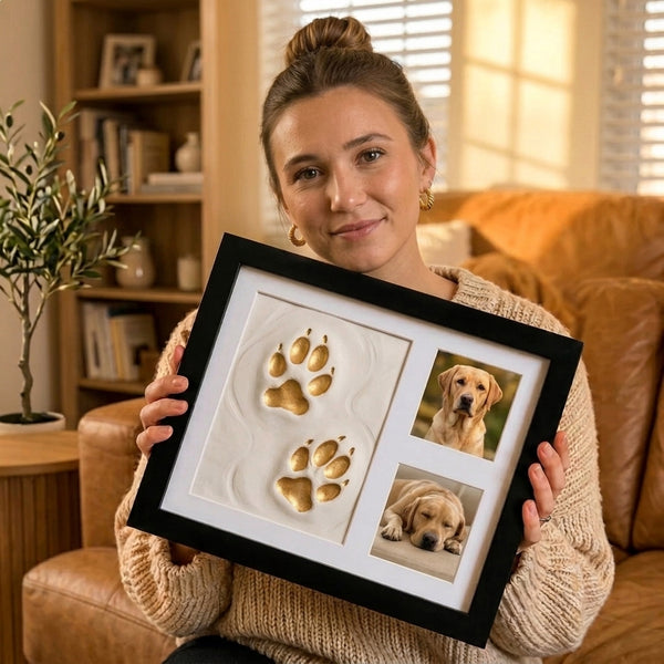 Step 4 · finished frame with photos